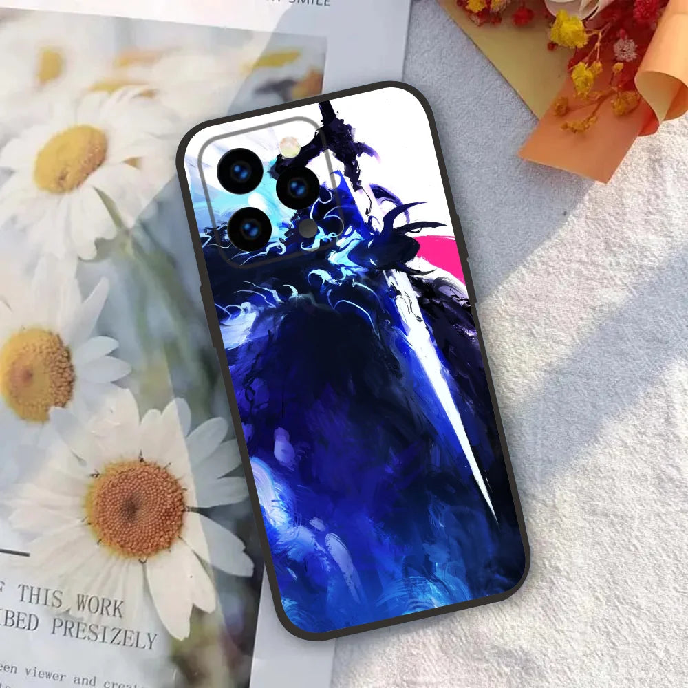 1PC Anime Solo Leveling Phone Case Silicone Soft For iPhone 16 15 14 13 12 11 X XR Plus Pro Max Plus