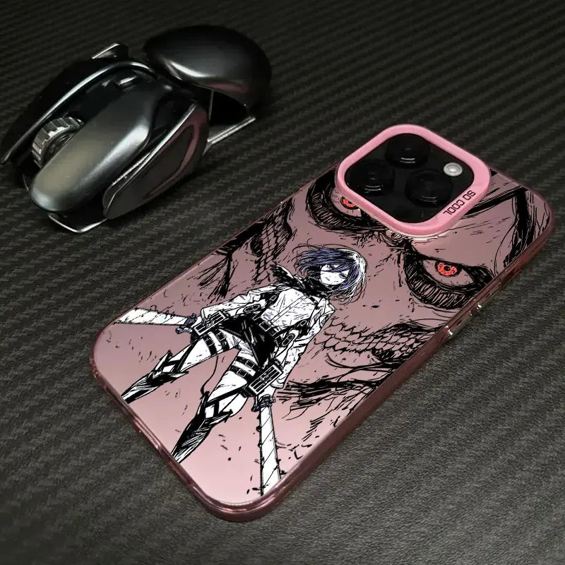 Mikasa Ackerman ATTACK ON TITAN Anime Coque For Apple iPhone 17 Air 16e 16 14 15 13 11 Pro Max 16 Plus 12 17Pro Case Phone Cover