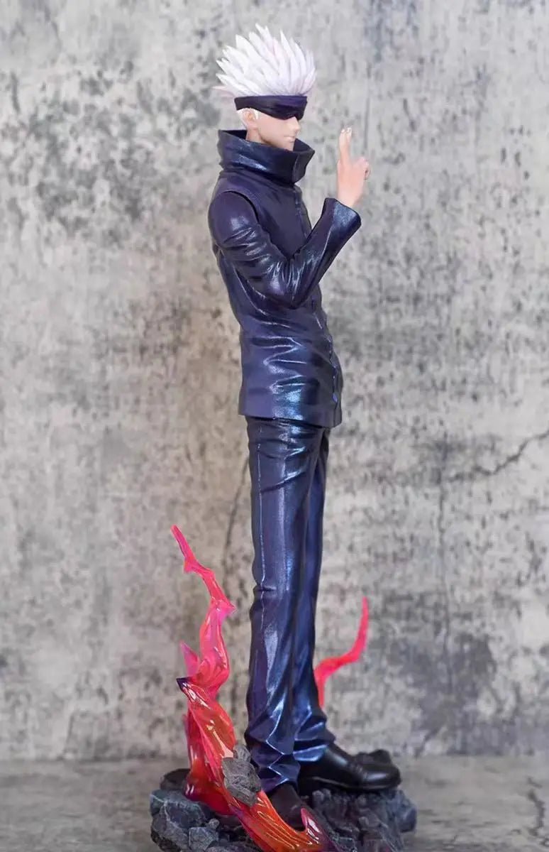 Jujutsu Kaisen Anime Figures Satoru Gojo Figure 2 Heads 2 Arms Action Figurine Statue Collection Ornament Model Christmas Gifts