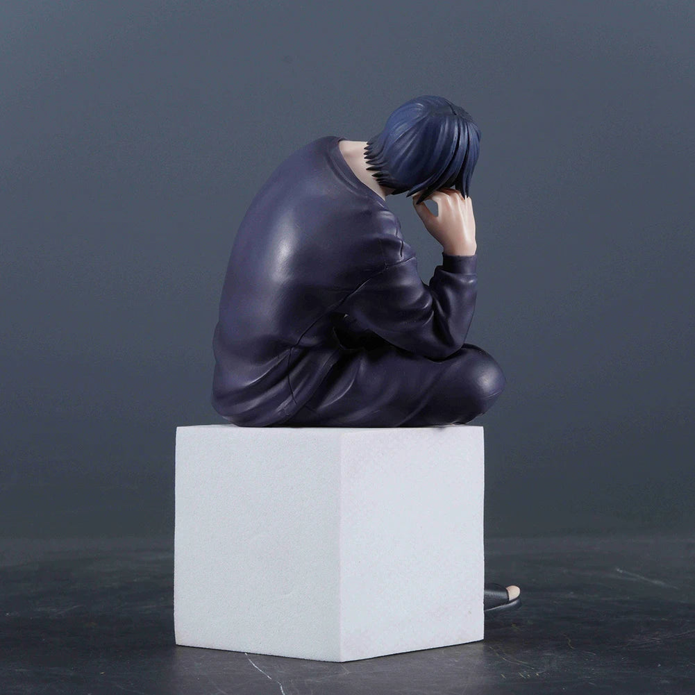 Anime JJK figure Gojo Satoru Fushiguro Toji model sitting pose action figure Computer desk decora car accessorie collection gift