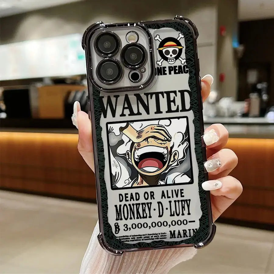 Ones Pieces Clear Cover Case for Apple iPhone 15 Pro MAX 14 12 16 XS Max XR 16e 13 Plus 11