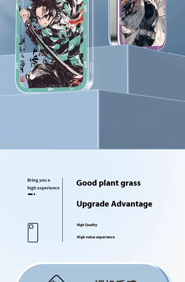 Anime Demon Slayer Clear Phone Case For iPhone 16 Pro Max 15 14 Pro Max 13 12 11 XS X XR 8 7 SE 2020 Soft Silicone Back Cover