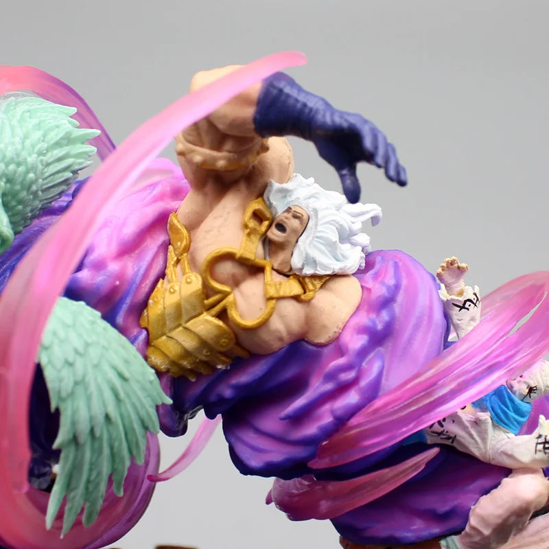 24cm One Piece Anime Figures Zoro Gk Figurine Onigashima King Of Hell Action Figure Pvc Statue Model Decoration Gift Toys