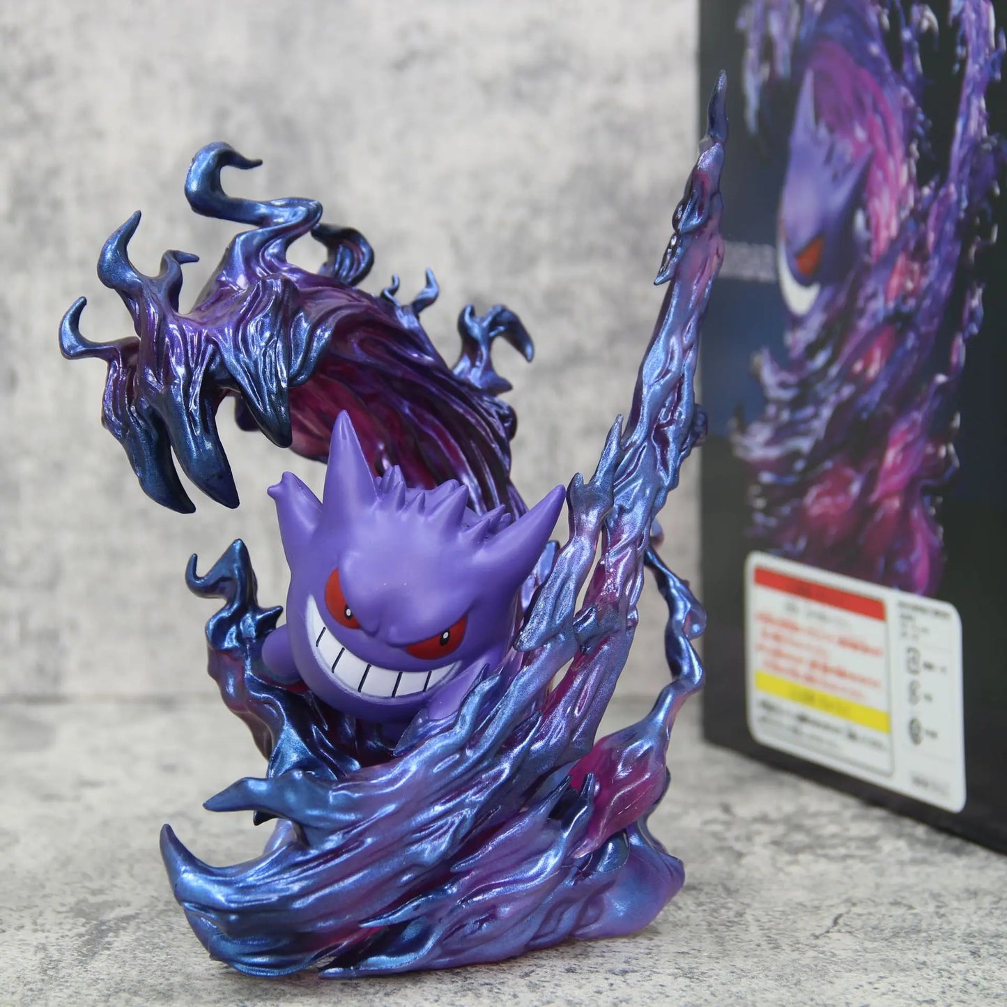 New In Stock 18cm Anime Pokemon Gengar Ghost Claw Action Figure Game Statue Collectible Kawaii Model Christmas Gifts Dolls Toys