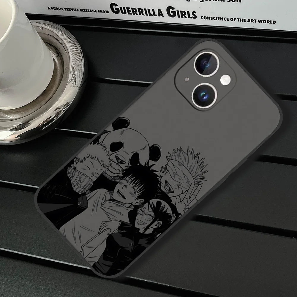 J-Jujutsu K-Kaisen Phone Case For IPhone 11,12,13,14,15,16,XS,XR,X,Mini,Pro,Max,Plus,Shell,Cover