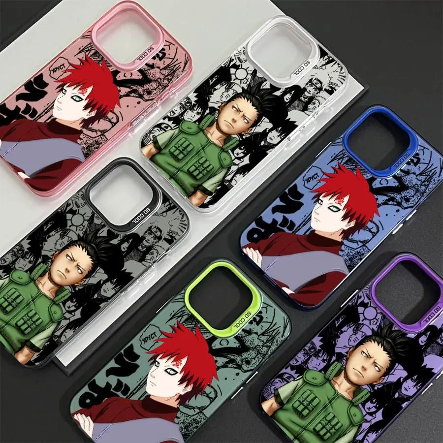 N-Narutos Gaara Soft Cover Phone Case for iPhone 14 15 16 Plus 16e 11 12 13 Pro Max