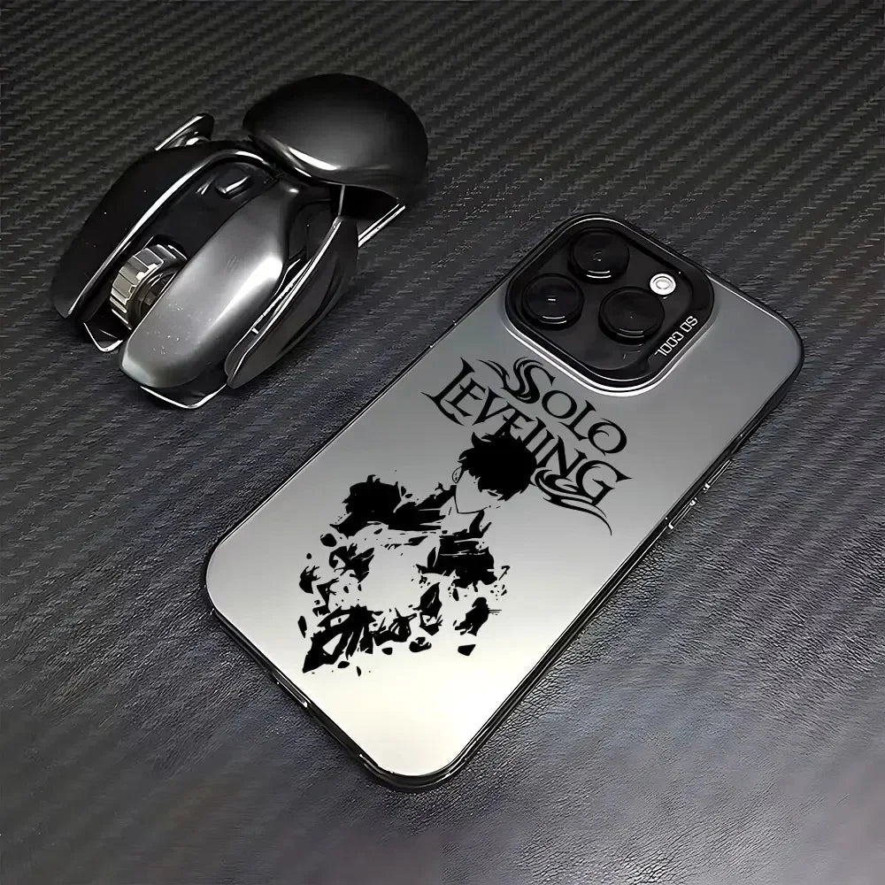 Solo Leveling Anime Case For IPhone 16e 16 15 11 14 13 12 17 Pro Max 17 Air 7 8 Plus 13 Mini X XS XR Cover Funda Shockproof