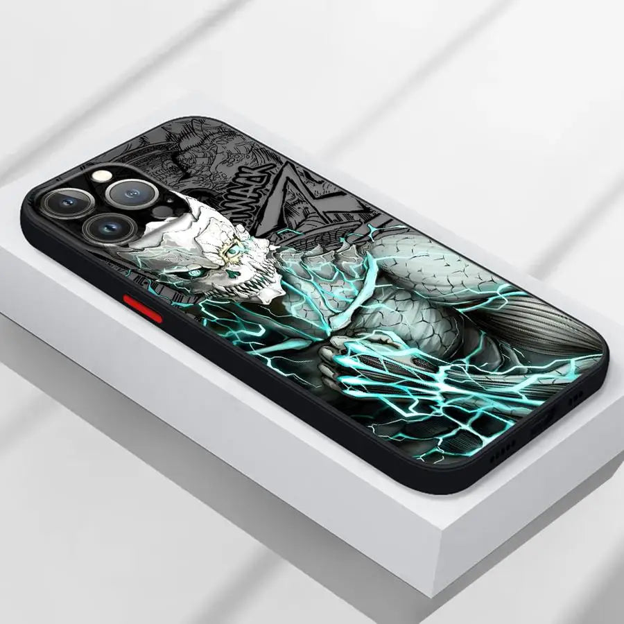Kaiju No.8 Monster Form Phone Case for iPhone 11Pro 12 XS Max 16e 16 15 XR 13 Mini SE 14 Pro 7 8 Plus Matte Cover