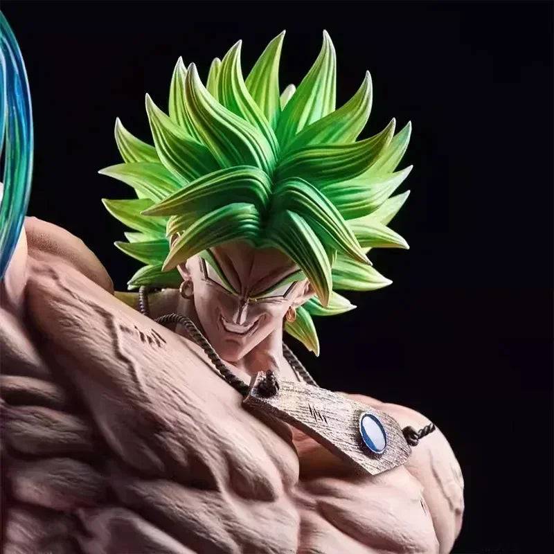 Broli Vs Goku Anime Figure Dragon Ball Broli 28cm Figurine Pvc Statue Model Doll Desk Decoration Collectible Toys Christmas Gift