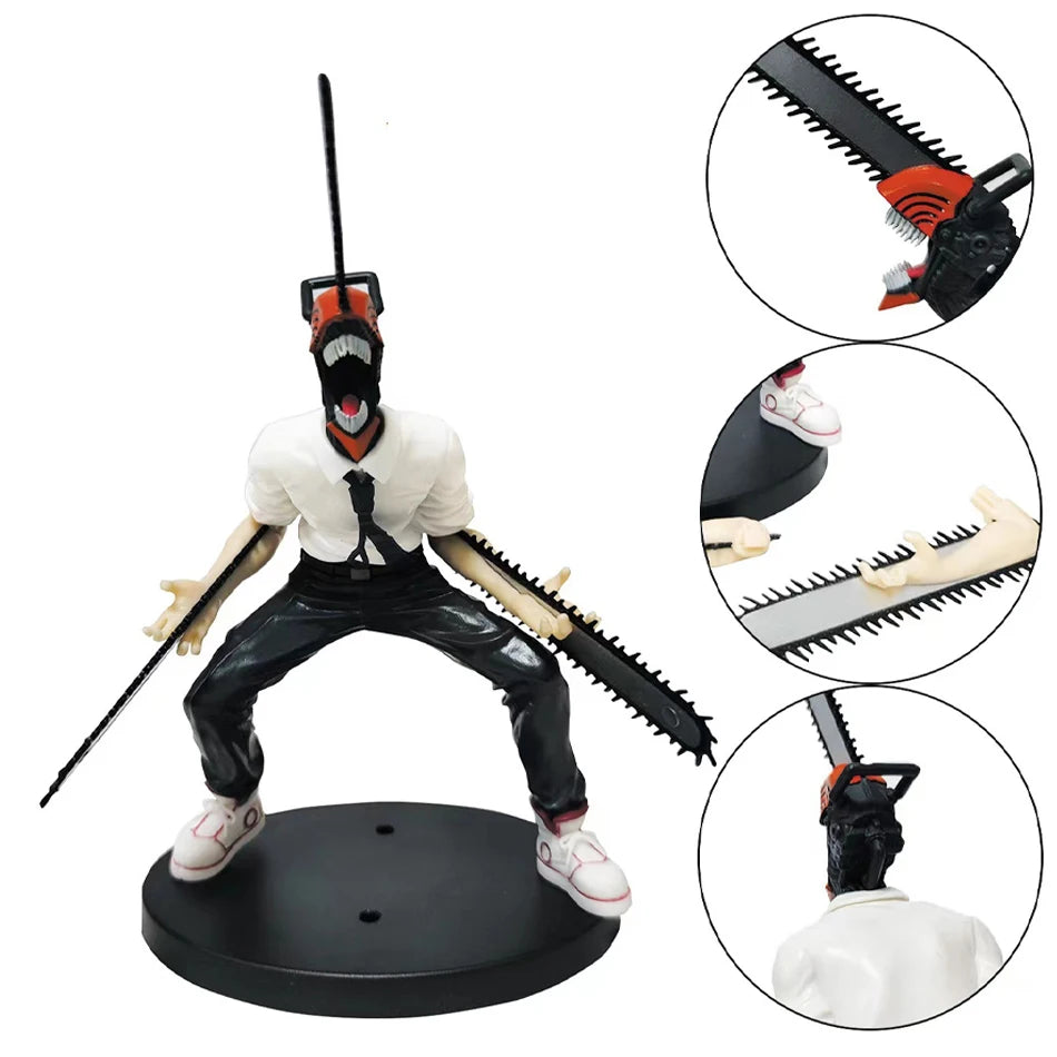 Hot  chainsaw man anime figure power denji action figure pvc chainsaw man power statuette pvc adult collection model doll toy