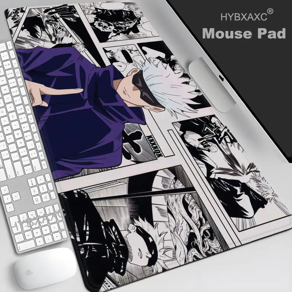 Satoru Gojo Jujutsu Kaisen Custom Skin Natural Rubber Gaming Mousepad Desk Mat Size For Game HYBXAXC Keyboard Pad For Gamer