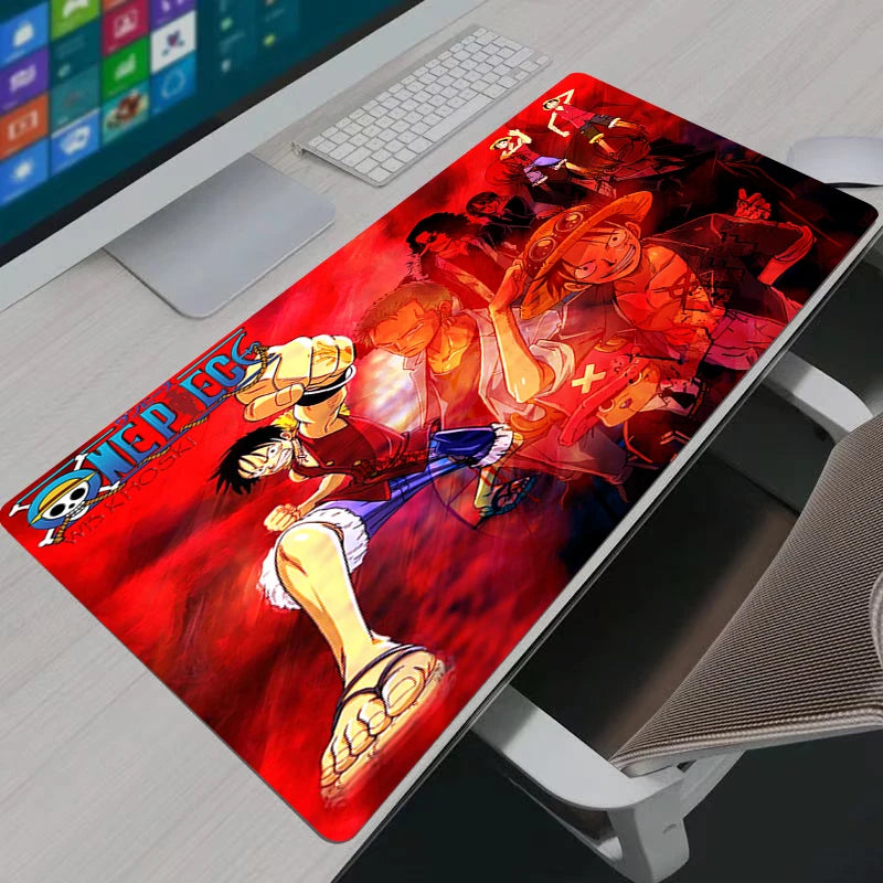 Mouse Pad Gaming XL Home New HD PC Mousepad Keyboard Pad Non-Slip Office Carpet Laptop Big Japan Game Anime One Piece Mice Pad