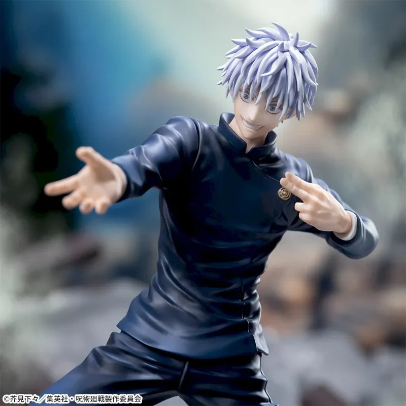 In Stock Original SEGA Jujutsu Kaisen Gojo Satoru Luminasta PVC 17cm Anime Character Model Image Collection Toys Gifts