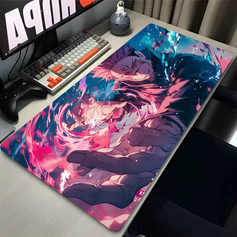 Japan Anime Manga Mouse Pad Laptop J-jujutsu K-kaisen Mousepad New Carpet XXL Sukuna Keyboard Rug PC Gaming Accessories Desk Mat