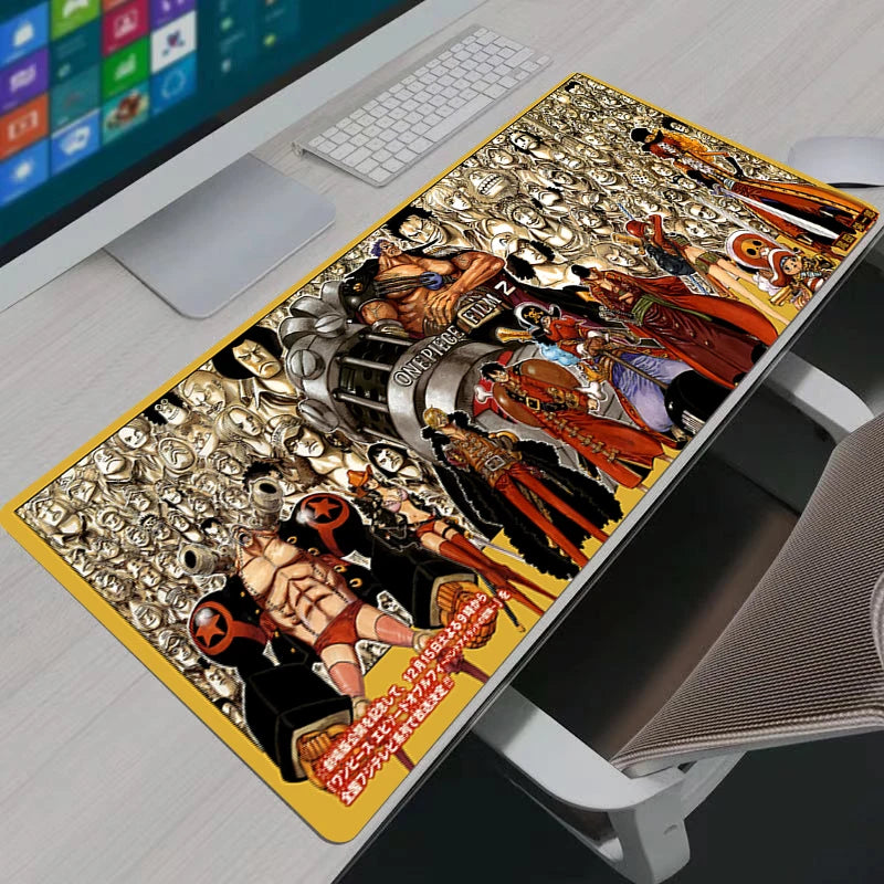 Mouse Pad Gaming XL Home New HD PC Mousepad Keyboard Pad Non-Slip Office Carpet Laptop Big Japan Game Anime One Piece Mice Pad