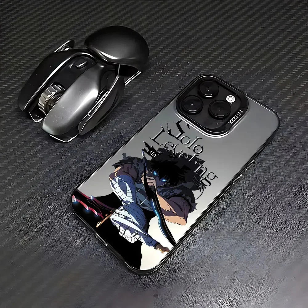 Solo Leveling Anime Case For IPhone 16e 16 15 11 14 13 12 17 Pro Max 17 Air 7 8 Plus 13 Mini X XS XR Cover Funda Shockproof