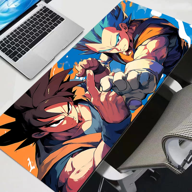 Colorful Gaming Keyboard Rug Laptop Japan Cool Anime DBZ Mouse pad XL Black Dragon Ball Z Desk Mat PC Gamer Carpet Home Mousepad