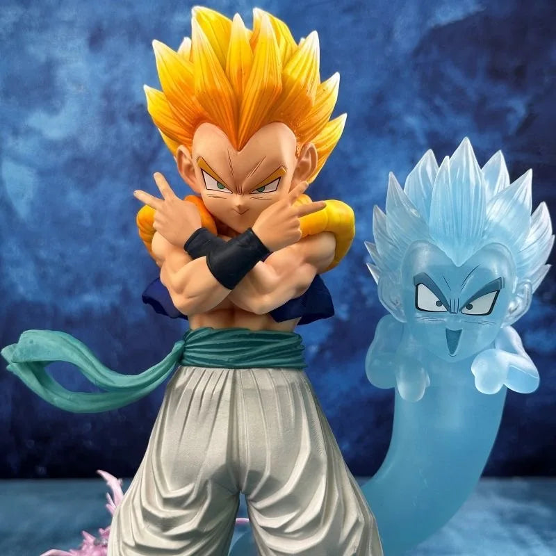 Dragon Ball Z Gotenks Ssj3 Figure Super Saiyan 3 Gotenks Action Figures 25cm Pvc Statue Collection Model Toys For Children Gifts