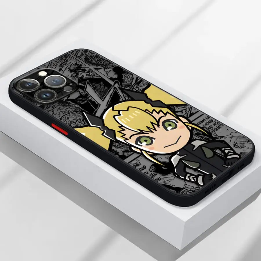 Japanese Anime Kaiju No.8 Phone Case for iPhone 16 14Pro XR 16e 15 13 Mini SE 7 8 Plus 12 11 Pro XS Max 14 Soft Cover