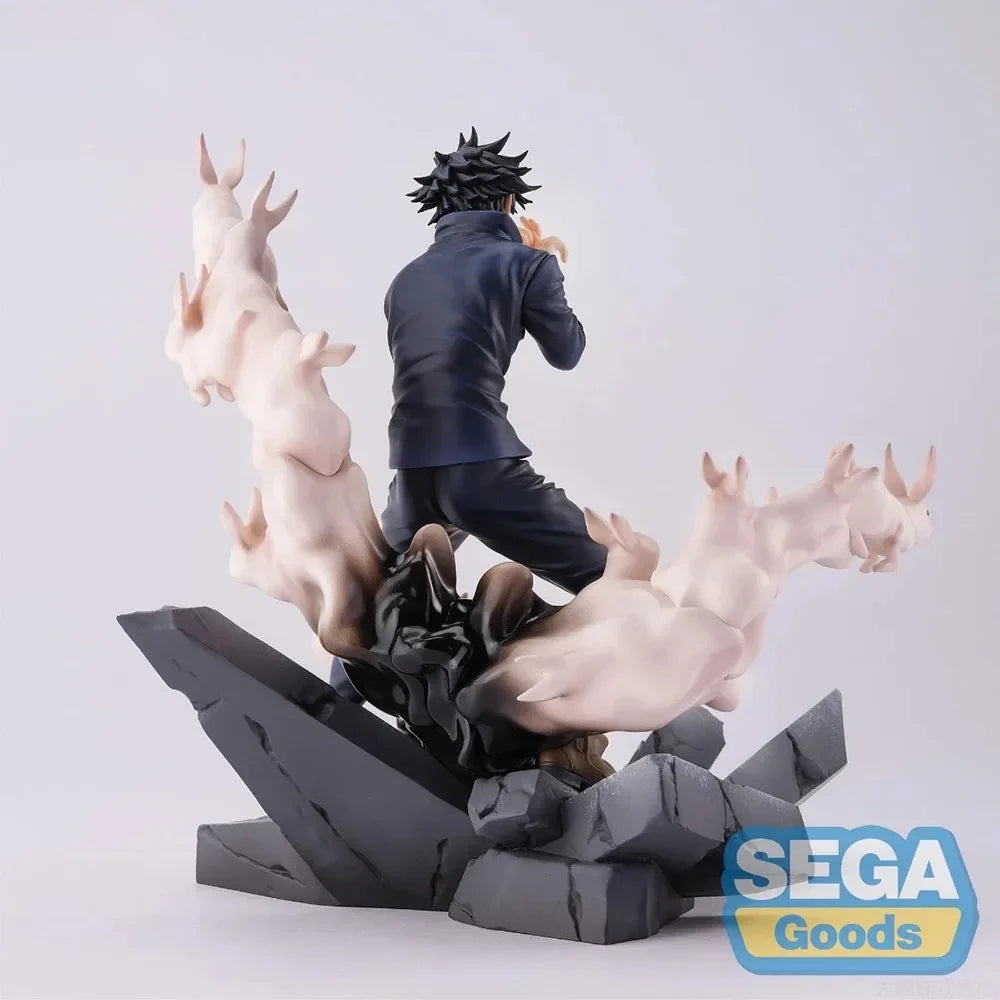 In stock Original Genuine SEGA Jujutsu Kaisen 19cm Fushiguro Megumi Statue Anime Figurine PVC Model Doll Collection Toy Gift