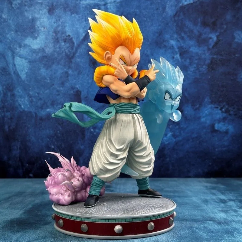 Dragon Ball Z Gotenks Ssj3 Figure Super Saiyan 3 Gotenks Action Figures 25cm Pvc Statue Collection Model Toys For Children Gifts