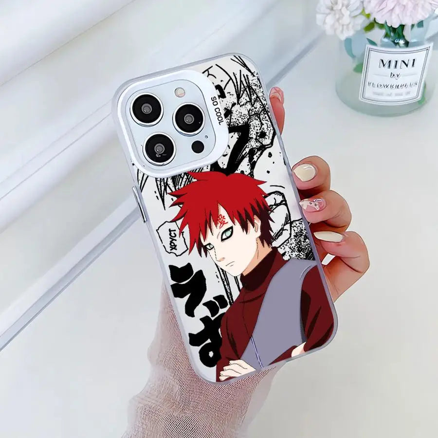 N-Narutos Gaara Soft Cover Phone Case for iPhone 14 15 16 Plus 16e 11 12 13 Pro Max