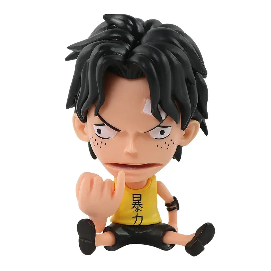 Anime One Piece Figure 17 Styles Zoro Luffy Sanji Ace Robin Nami Frank Usopp Brook Chopper PVC Decoration Figural Model Gift Toy