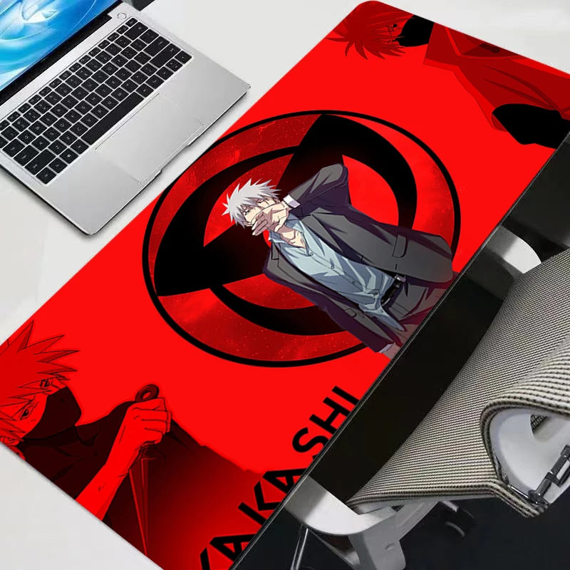 Uchiha Itachi Madara N-Naruto Uzumaki Mouse Pad XL Lockedge Gaming Accessories Computer Gamer Keyboard Mouse Mat Desk Mousepad