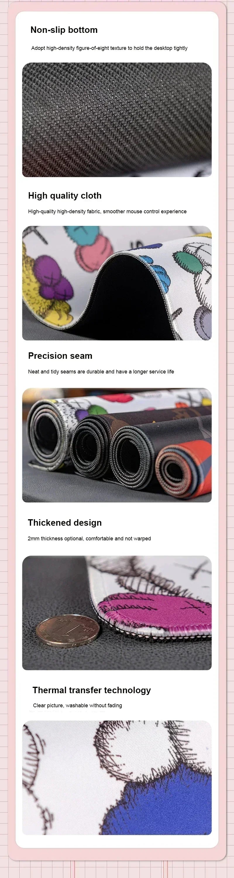 Anime Mouse Pad Large XXL Laptop Mikasa Kawaii Girl Keyboard Rug PC Gamer Cabinet Mousepad Attack on Titan Gaming Desk Mat