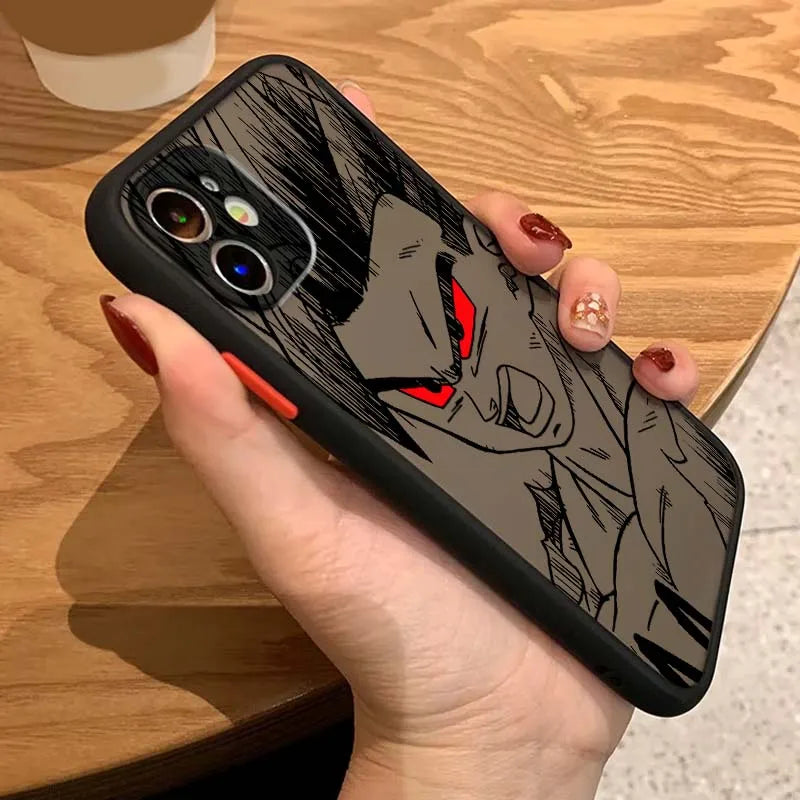 Cool Dragon Ball Art Popular For Apple iPhone 17 Air 16 15 14 13 12 11 XS X Pro Max Plus Frosted Translucent Phone Case