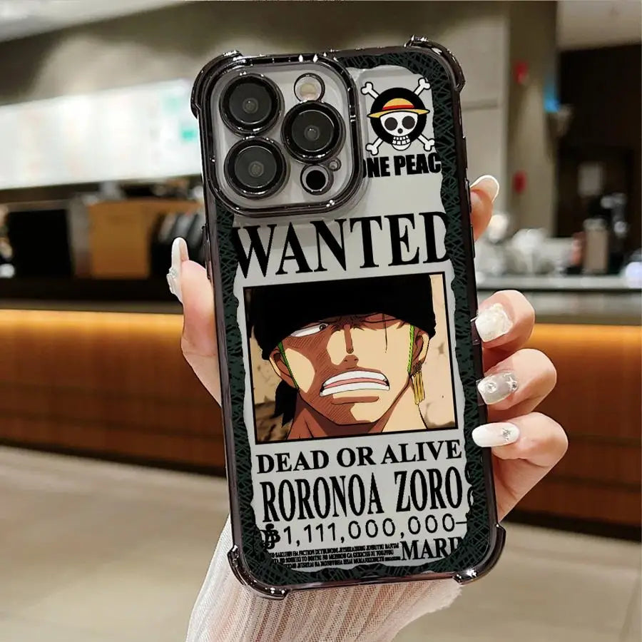 Ones Pieces Clear Cover Case for Apple iPhone 15 Pro MAX 14 12 16 XS Max XR 16e 13 Plus 11