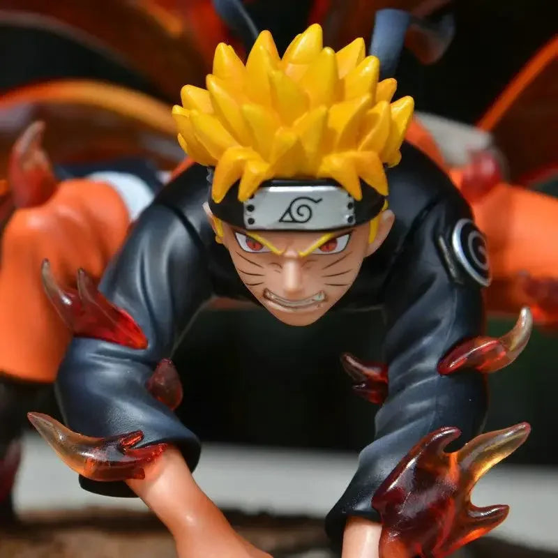 Naruto Four-tailed Naruto Uzumaki Tatue Model Desktop Decoration GK Collection Handmade Model Anime Figure Model Toy Kid Gifts