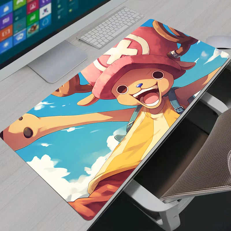 Gaming Mouse Pad Gamer Home Computer HD Mousepad XXL  Keyboard Pad Carpet Non-Slip Office One Piece Tony Tony Chopper Mouse Mats