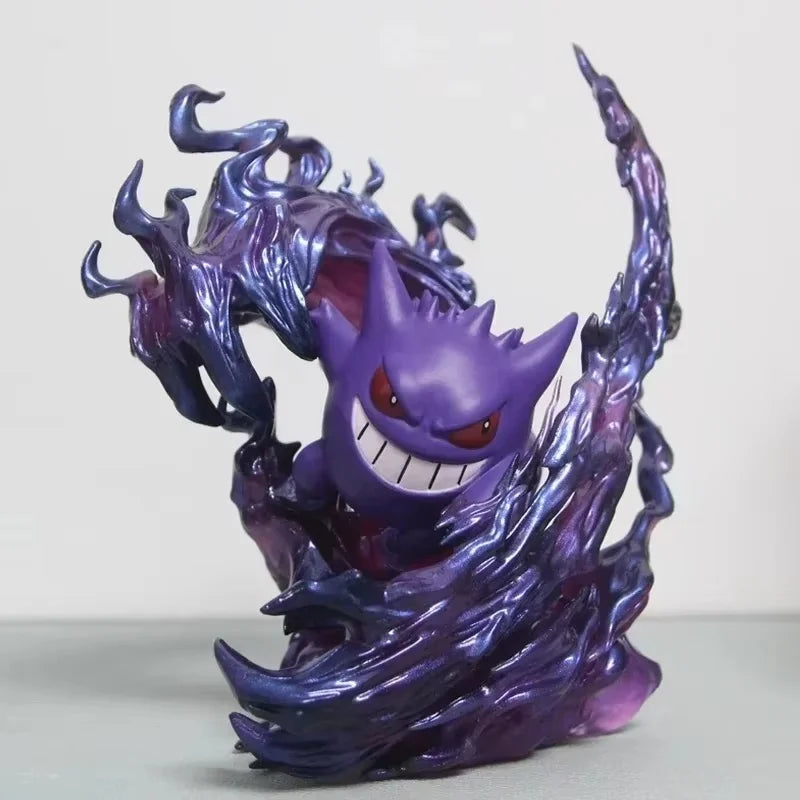 New In Stock 18cm Anime Pokemon Gengar Ghost Claw Action Figure Game Statue Collectible Kawaii Model Christmas Gifts Dolls Toys