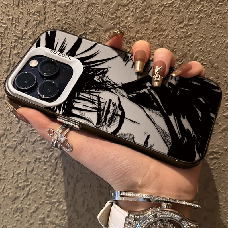Jujutsu Kaisen Anime Case for iPhone 17 16 15 14 13 12 11 Pro Max Plus 17 Air 16E X XR XS Max Hard Shockproof Bumper Back Cover