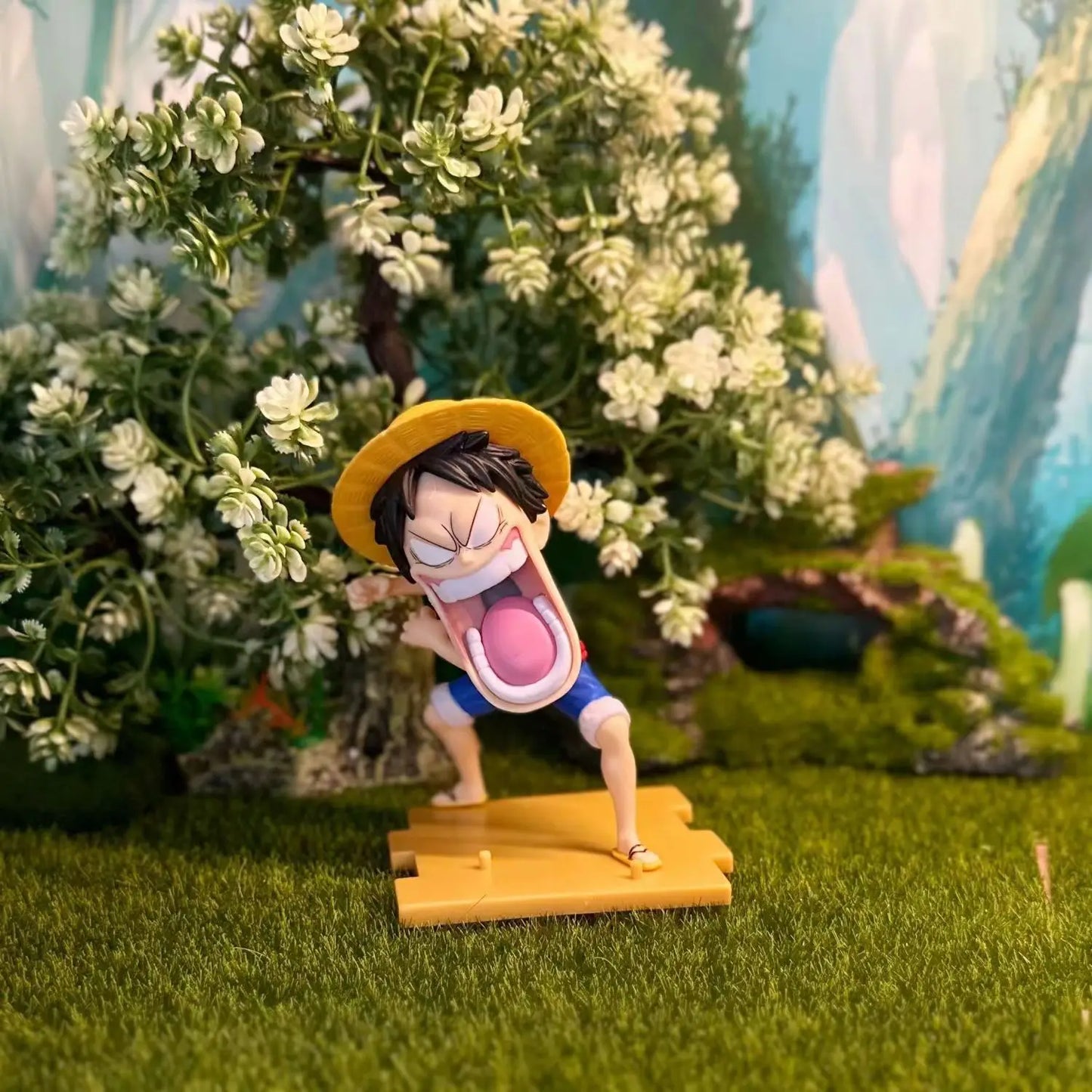 15cm Animation One Piece Luffy Figures Sanji Monkey D Luffy Roronoa Zoro Action Figure The Hungry Trio PVC Anime Model Toys