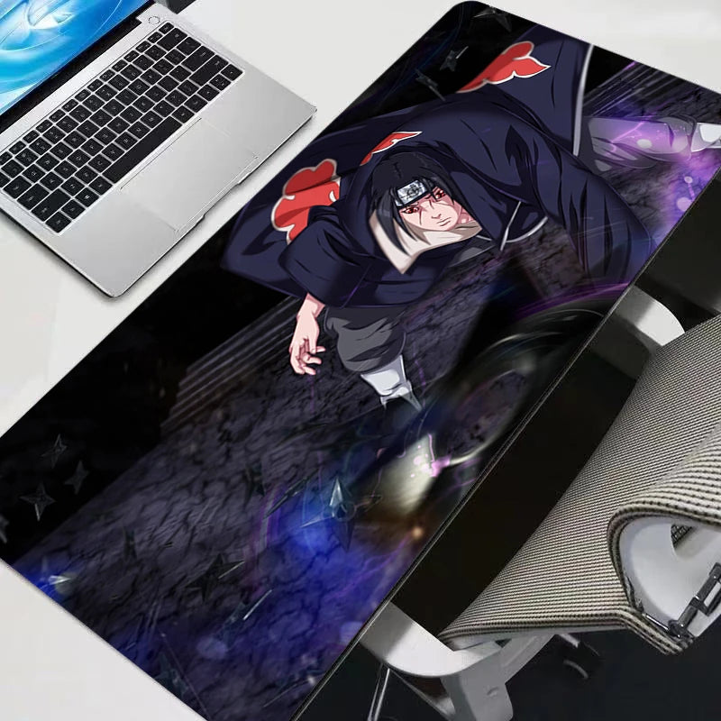 Uchiha Itachi Madara N-Naruto Uzumaki Mouse Pad Notbook Gamer Keyboard NonSlip Rubber Computer Carpet Desk Mat PC Gamer MousePad