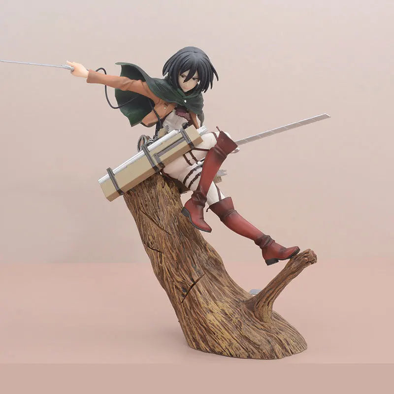 Attack on Titan Artfx J Levi Mikasa Ackerman Renewal Package Ver. PVC Action Figure Anime Figure Model Toys Collection Doll Gift