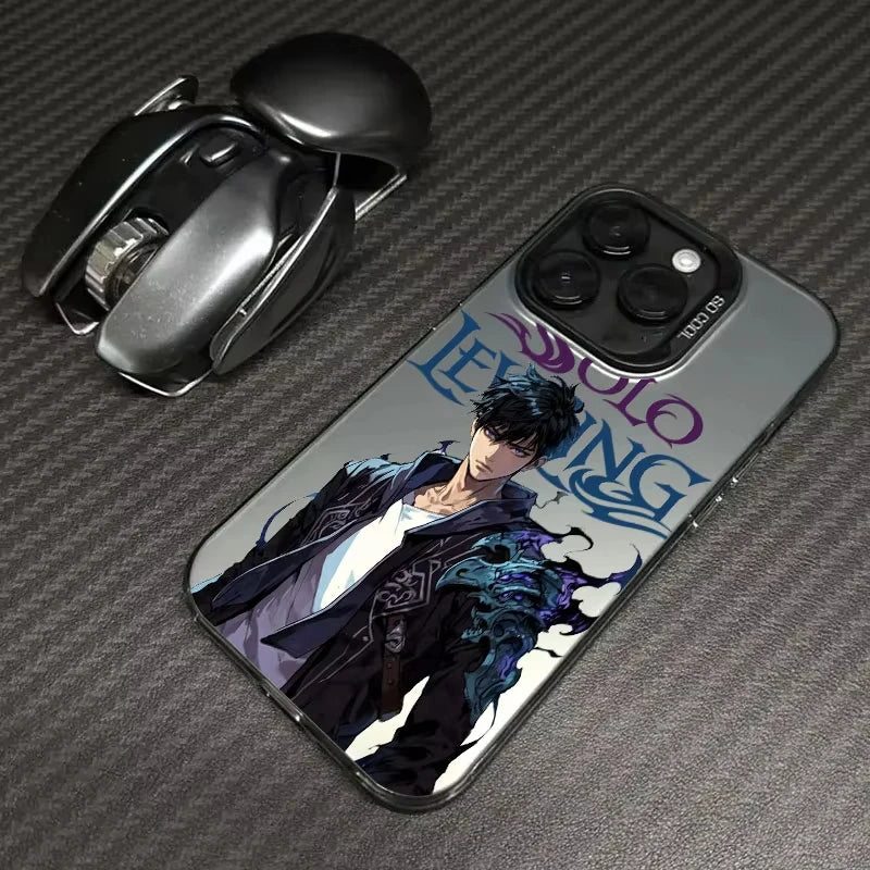 Solo Leveling ARISE Hot Anime Coque Phone Case For iPhone 17 16 15 14 13 12 11 Pro Max Plus 16E 17 Air Shockproof Back Cover