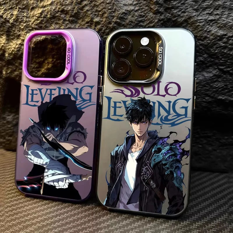 Solo Leveling ARISE Hot Anime Coque Phone Case For iPhone 17 16 15 14 13 12 11 Pro Max Plus 16E 17 Air Shockproof Back Cover