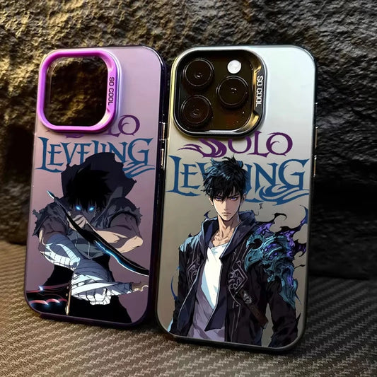 Solo Leveling ARISE Hot Anime Coque Phone Case For iPhone 17 16 15 14 13 12 11 Pro Max Plus 16E 17 Air Shockproof Back Cover
