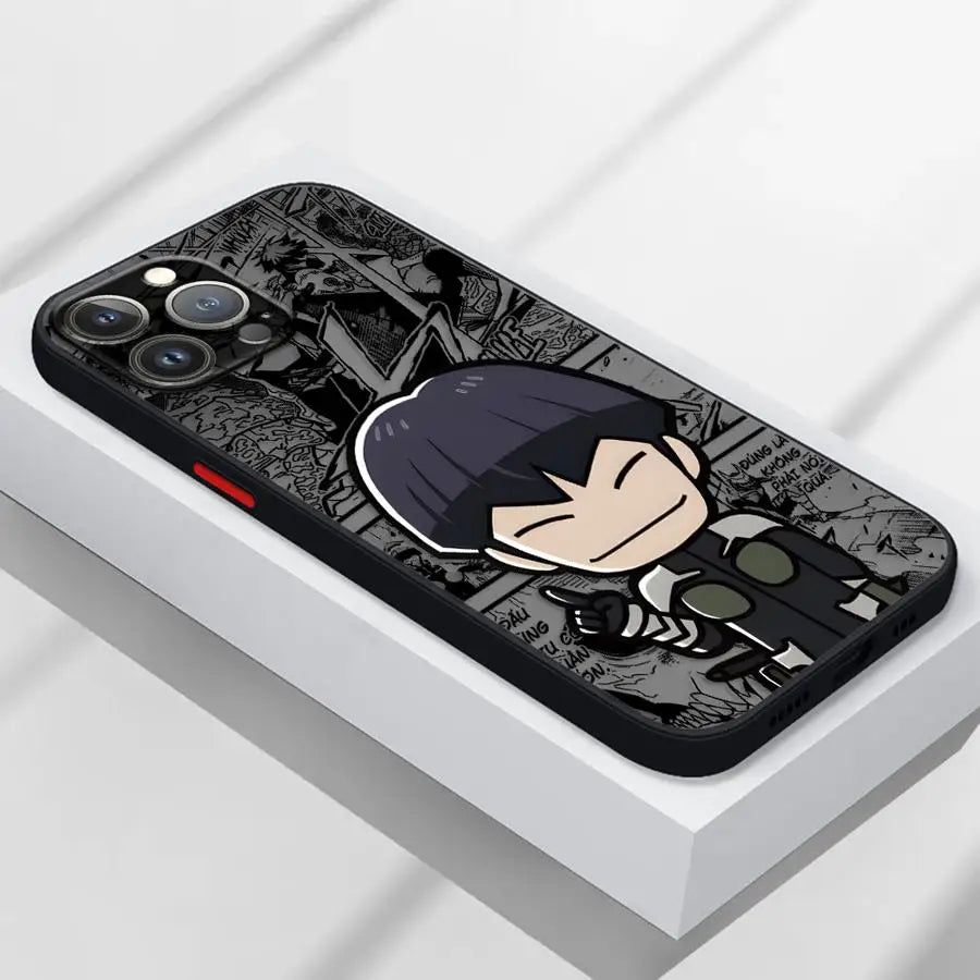 Japanese Anime Kaiju No.8 Phone Case for iPhone 16 14Pro XR 16e 15 13 Mini SE 7 8 Plus 12 11 Pro XS Max 14 Soft Cover