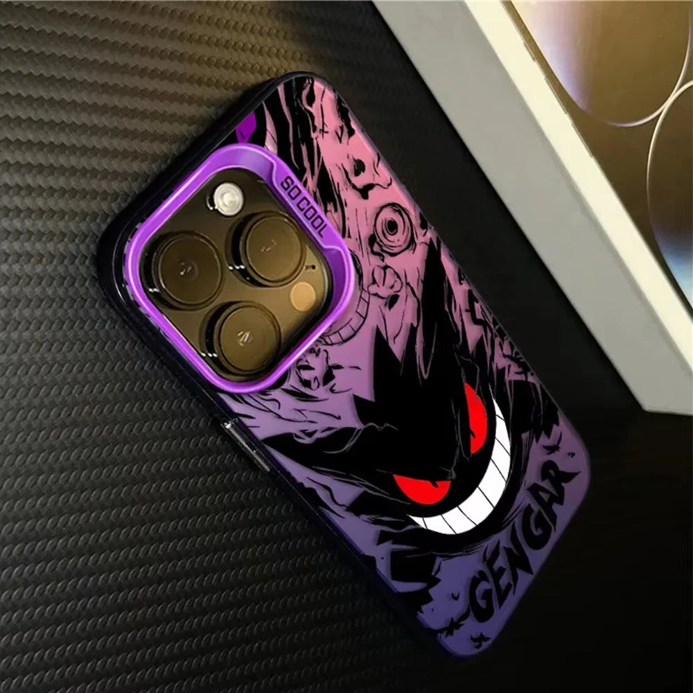 Anime P-Pokemon G-Gengar Cool Phone Case For iPhone 16e 16 15 14 13 12 11 Pro Max 7 8 Plus XR XS Max Shockproof Matte Back Cover