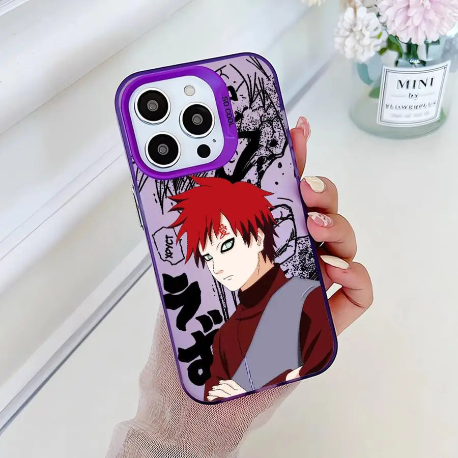 N-Narutos Gaara Soft Cover Phone Case for iPhone 14 15 16 Plus 16e 11 12 13 Pro Max