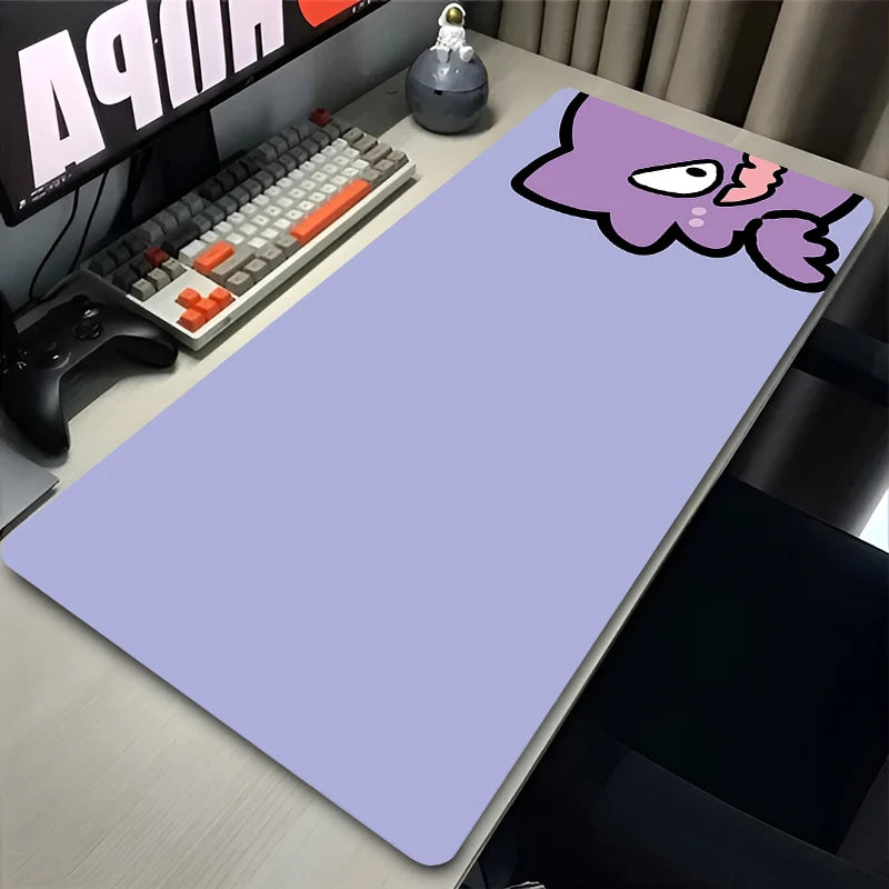 Colorful Gaming Keyboard Rug Laptop Japan Cool Anime Mouse Pad XXL Black P-pokemon Desk Mat PC G-gengar Gamer Cabinet Mousepad
