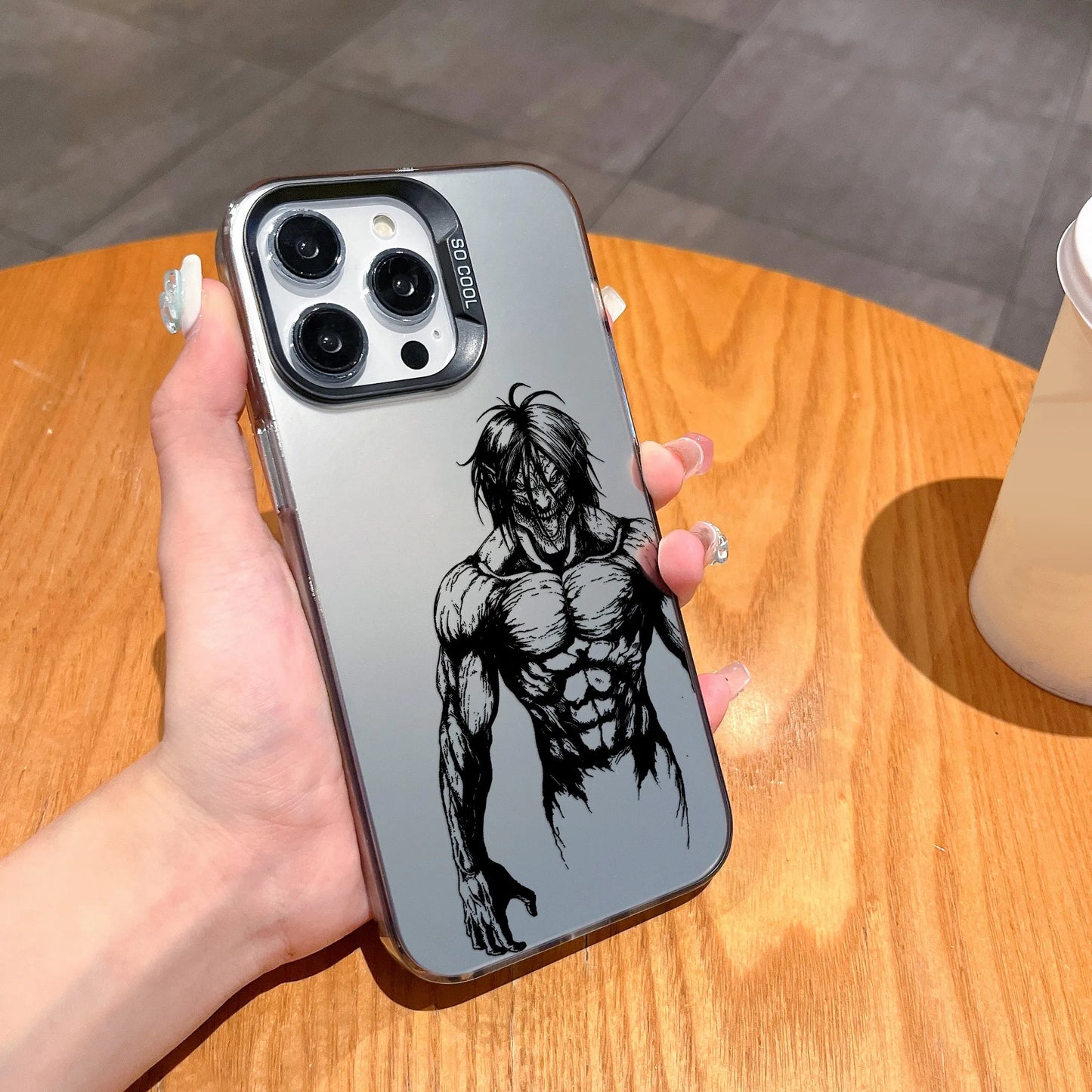Hot Anime Attack On Titan New Phone Case For iPhone 15 14 13 12 11 Pro Max X XR XSMAX 8 7 Plus Candy Matte Shockproof Back Cover