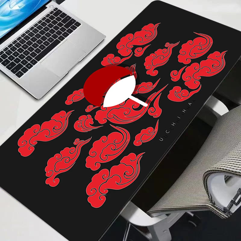 Uchiha Itachi Madara N-Naruto Uzumaki Mouse Pad Anime Carpe XXL PC Gamer Computer Mausepad Keyboard Gaming Accessories Desk Mat