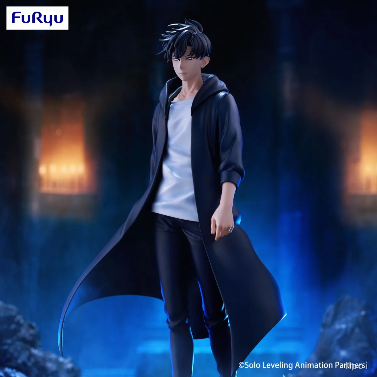 21CM Anime solo leveling Figure Sung Jin Woo Animated Edition ESPRESTO Excite Motions-1 Battle Scene Model Toy Doll PVC Gift