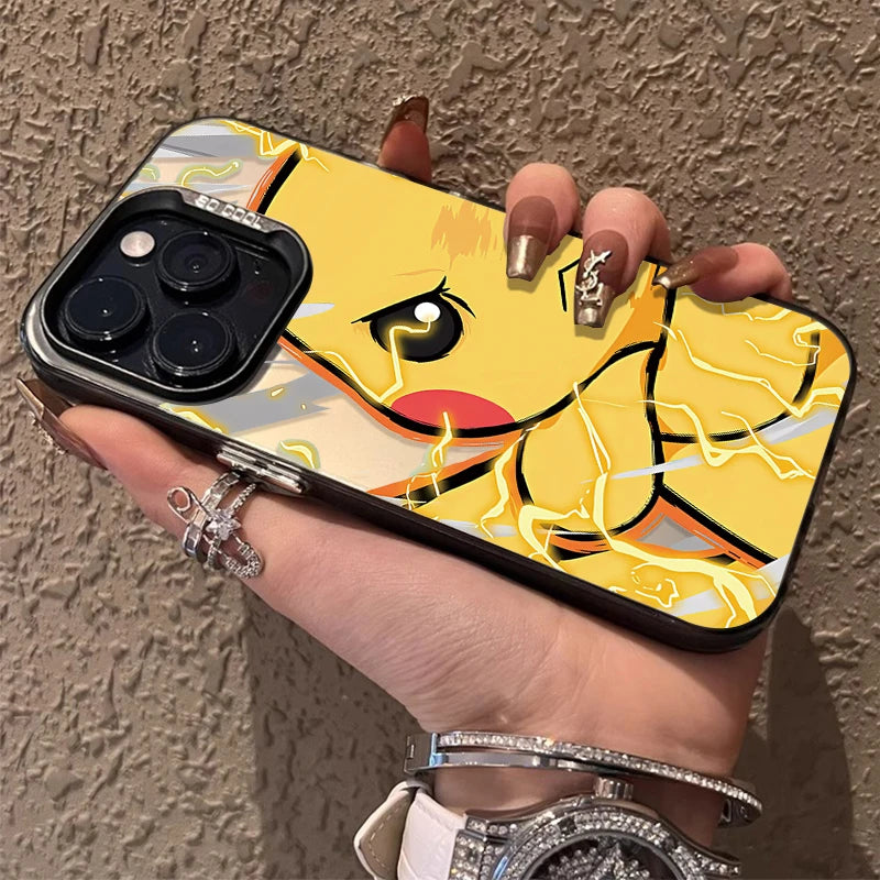 Anime Lovely P-Pokemon Case for iPhone 17 16 15 14 13 12 11 Pro Max Plus 17 Air 16E X XR XS Max Hard Shockproof Bumper Cover