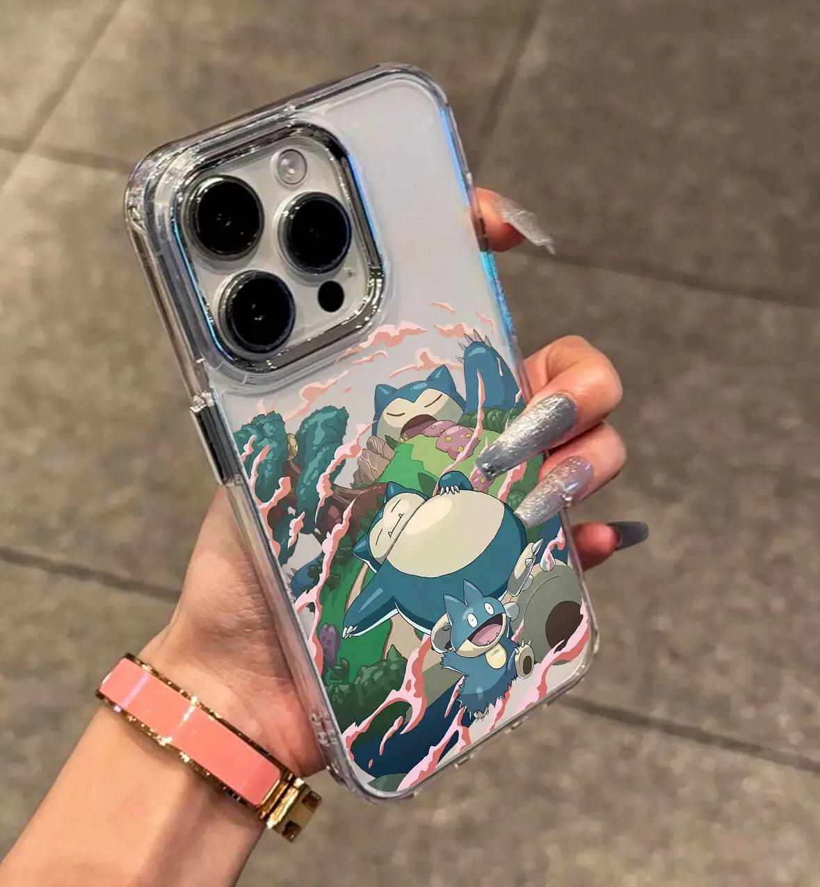 Anime New Pokemon Gengar Squirtle Phone Case For iPhone 17 16e 16 15 14 13 12 11 Pro Max 8 7 Air Plus Transparent Soft Cover